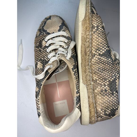 Dolce Vita Madox Snake Print Sneaker 9.5 - Picture 6 of 6